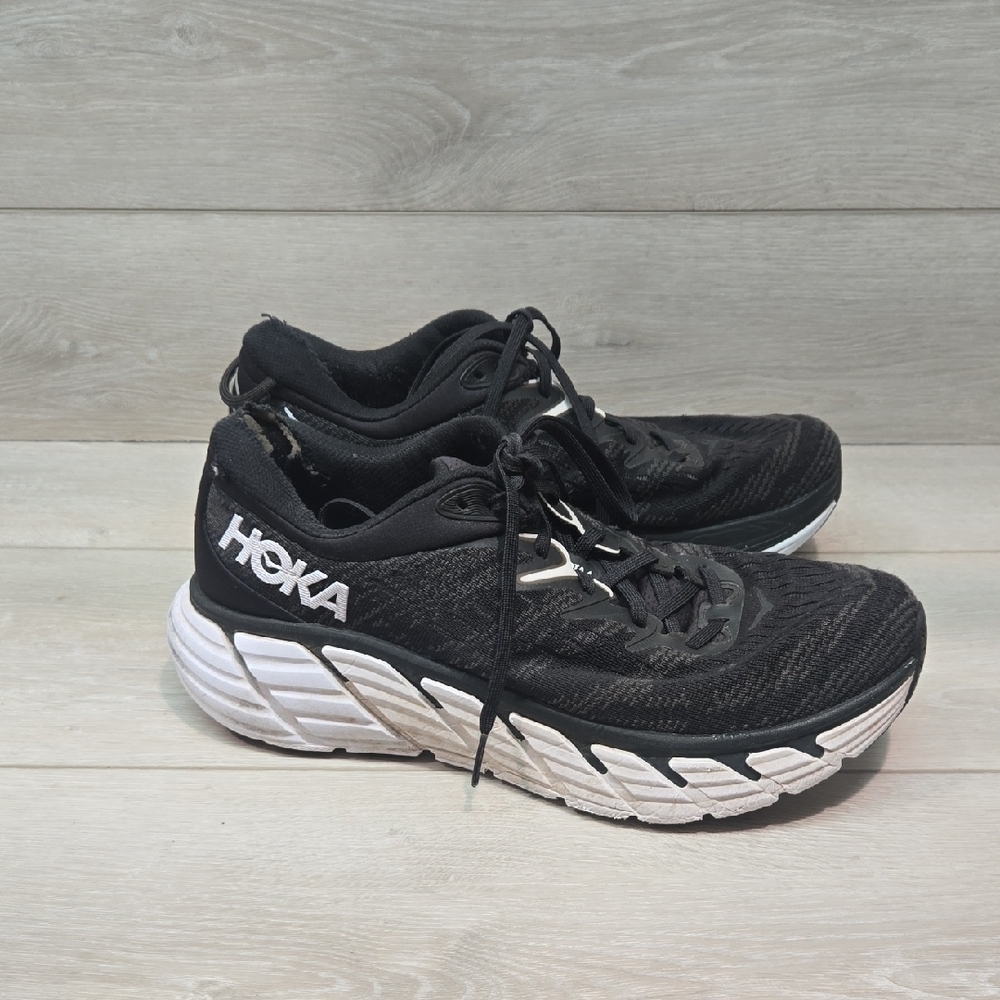 Hoka One One Mens Gaviota 4 Athletic Running Shoes Sneakers Sz 10D